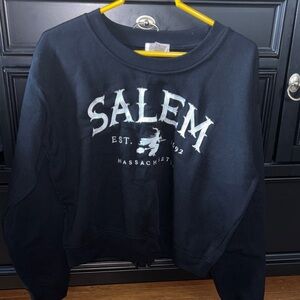 Black Graphic Sweatshirt